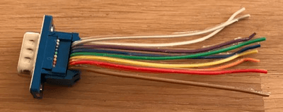 Ribbon cable connected