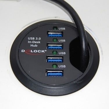In-desk USB HUB