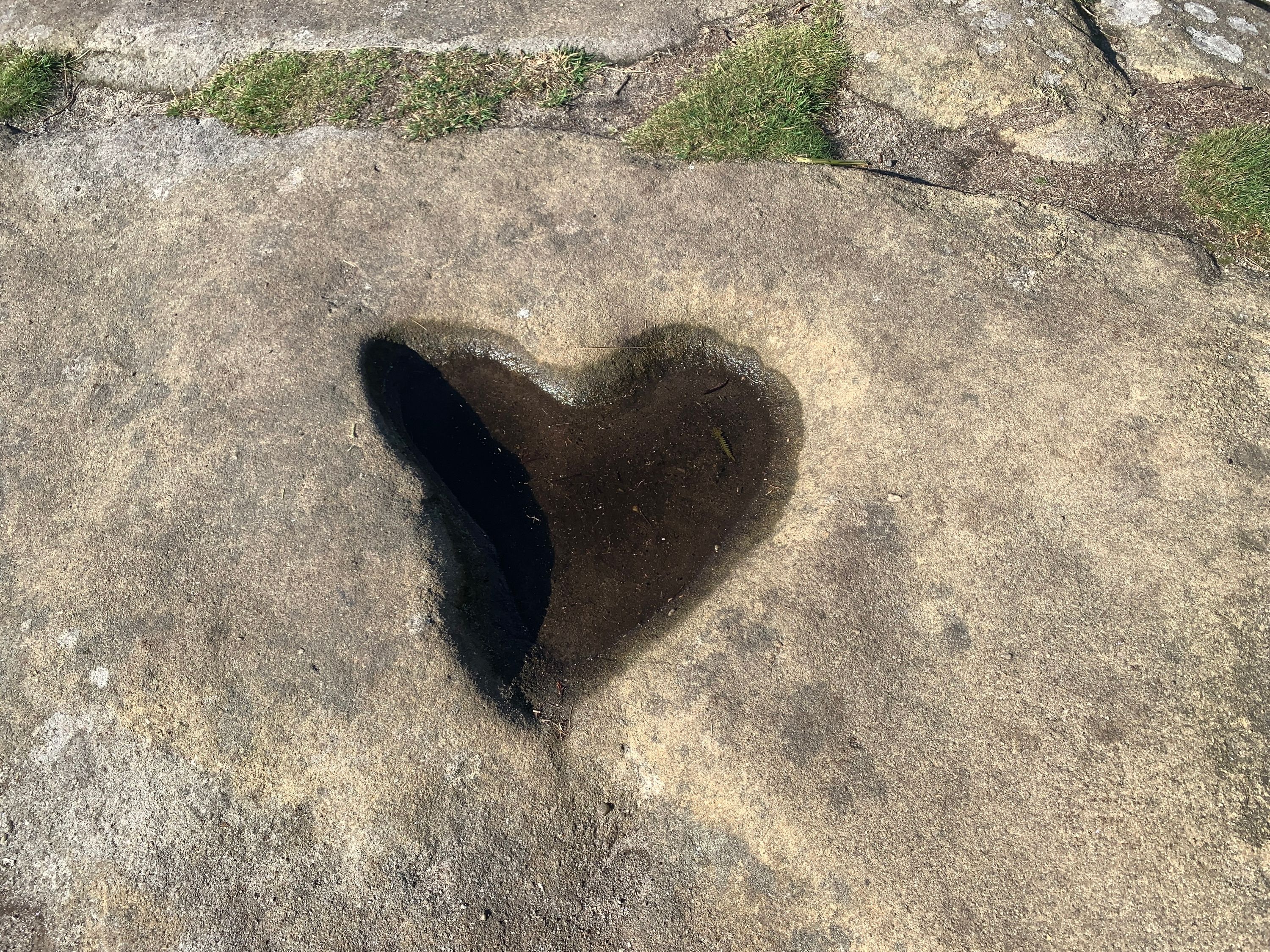 Brimham Rocks heart