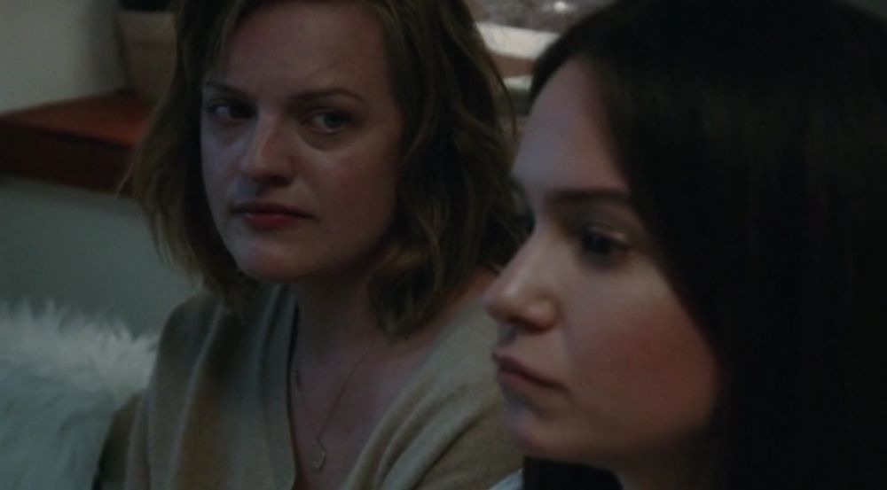 Elisabeth Moss and Katherine Waterston in Queen of Earth