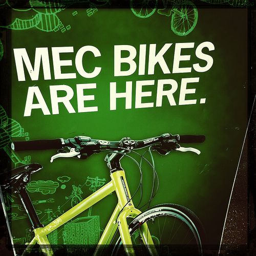 MEC Bike Sign