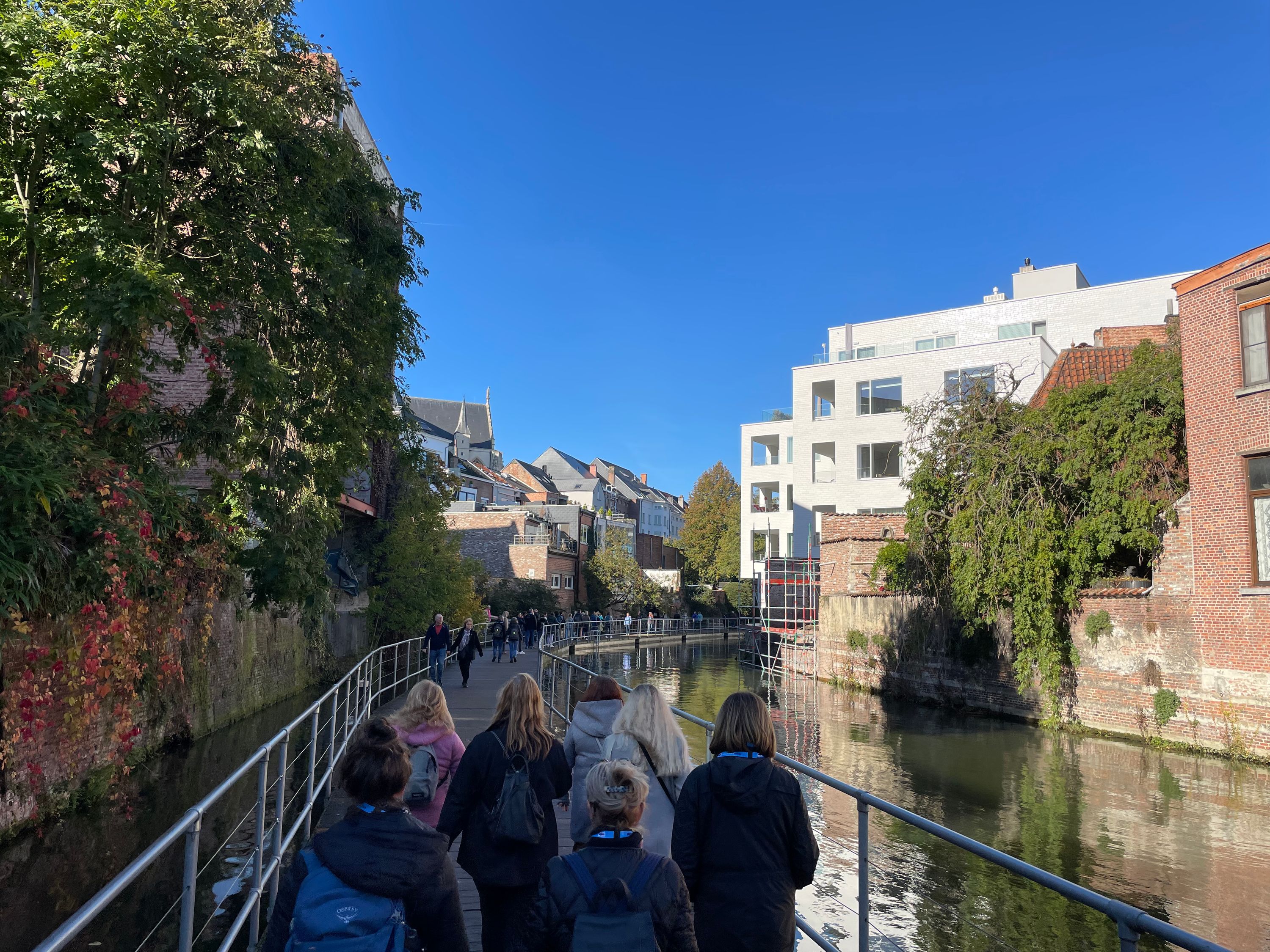 Mechelen, wandelen over water