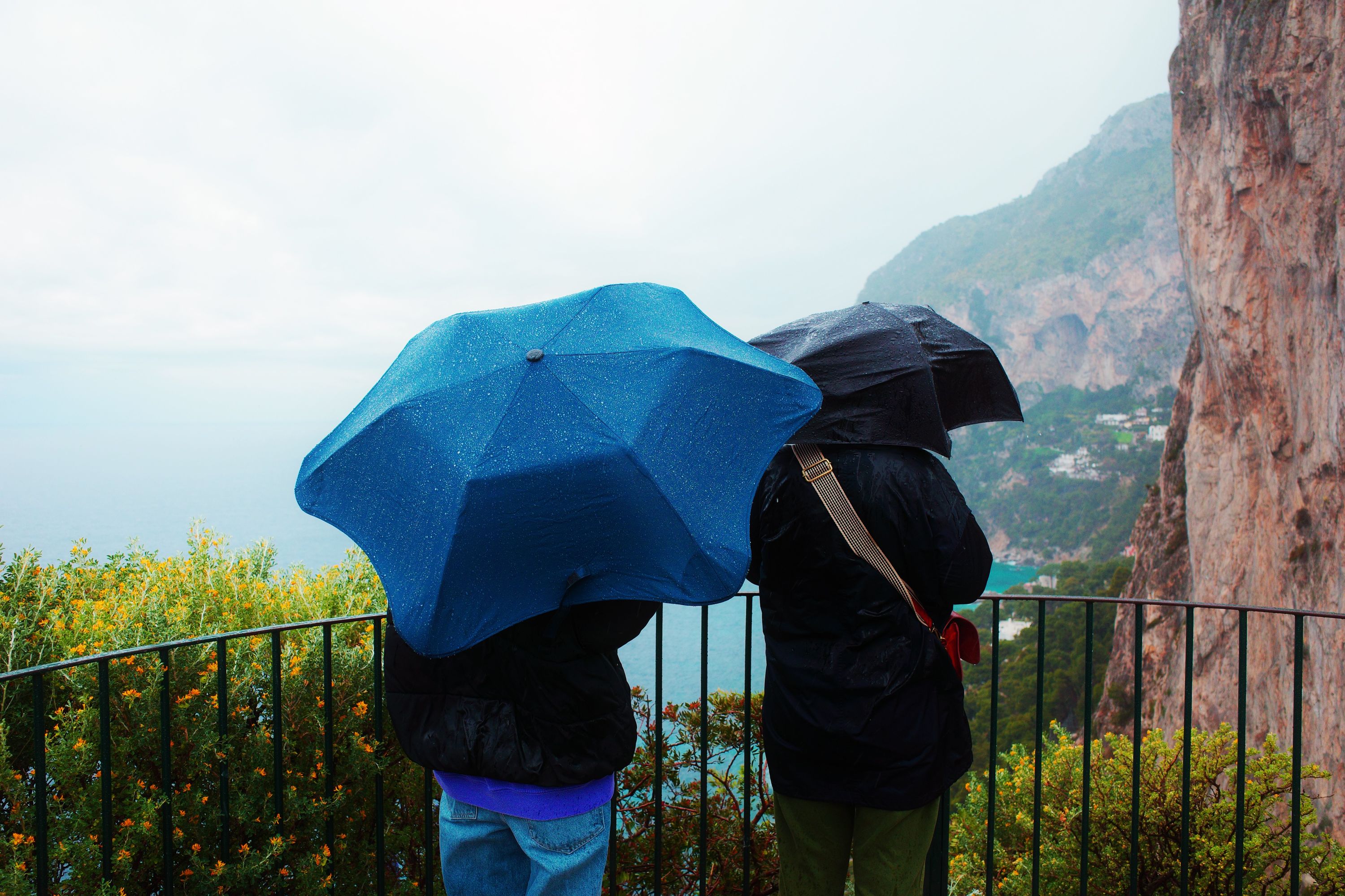Uitregenen op Capri