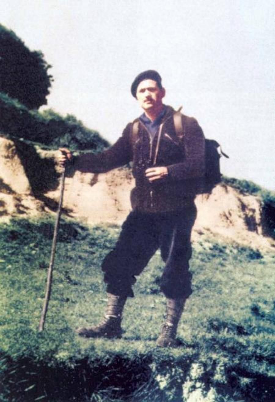 Francisco Sabaté “el Quico”, en los Pirineos, febrero de 1957