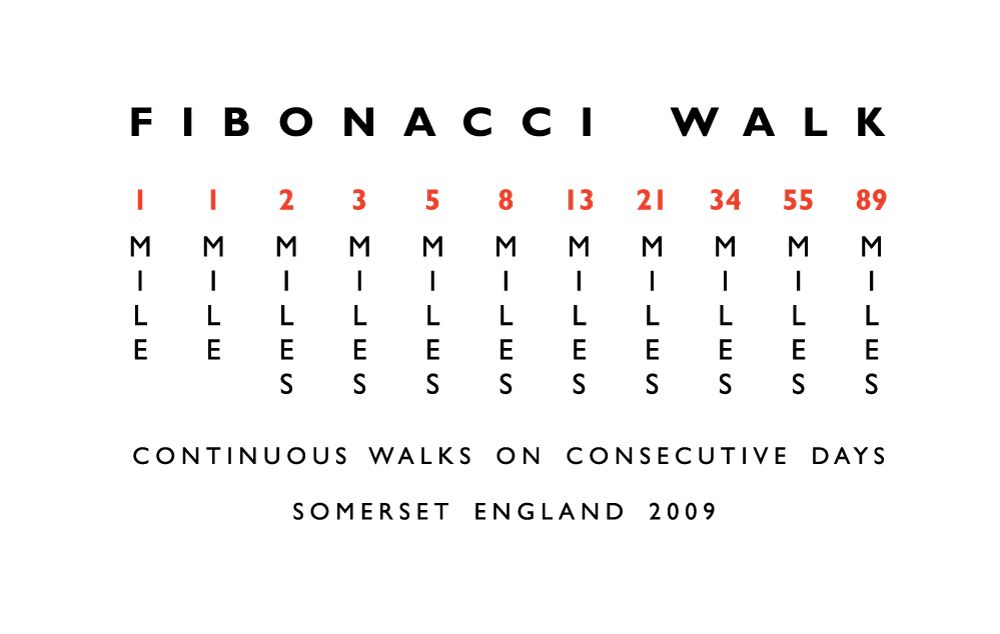 Richard Long: Fibonacci Walk