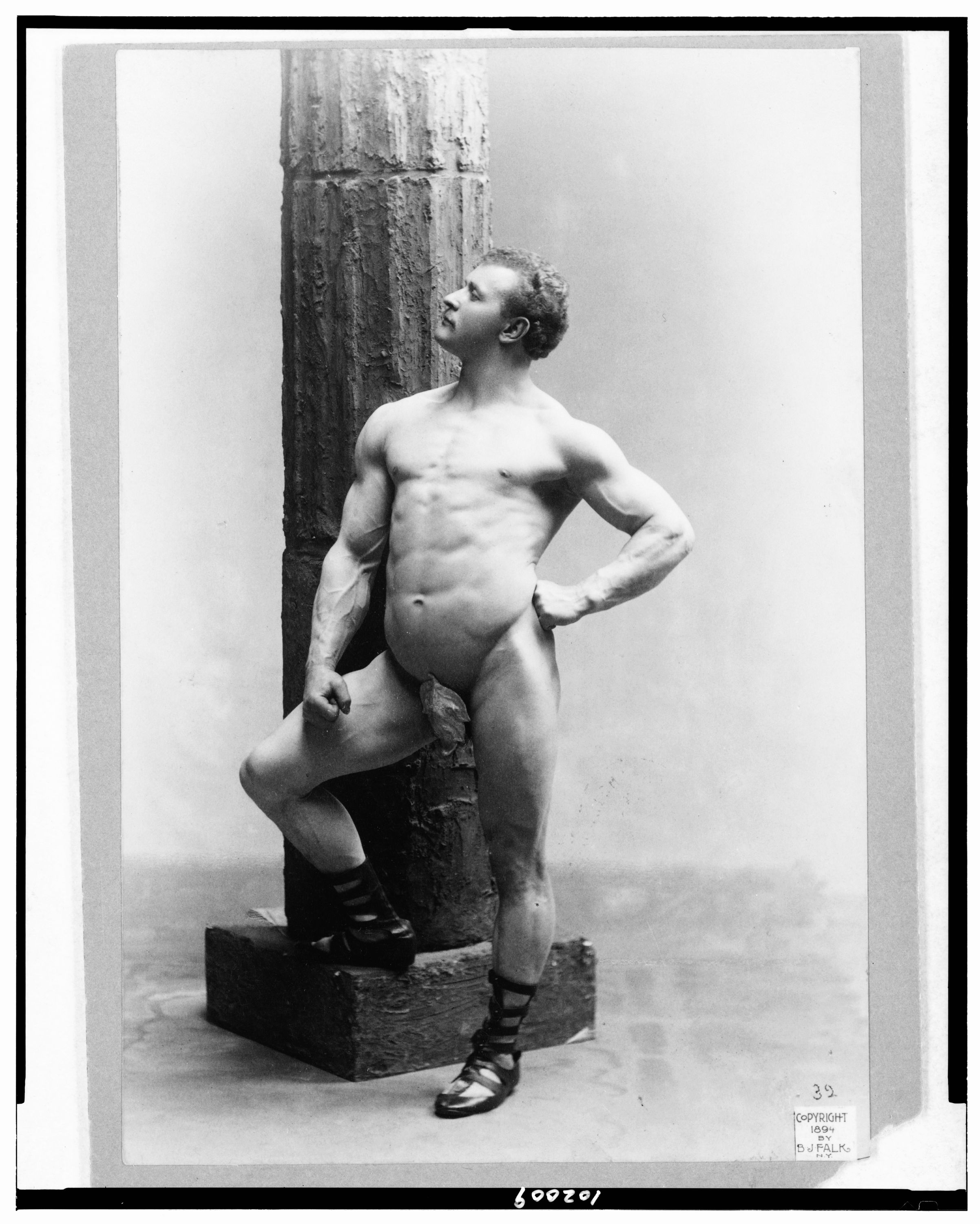 Eugen Sandow, Full-Length Nude Portrait