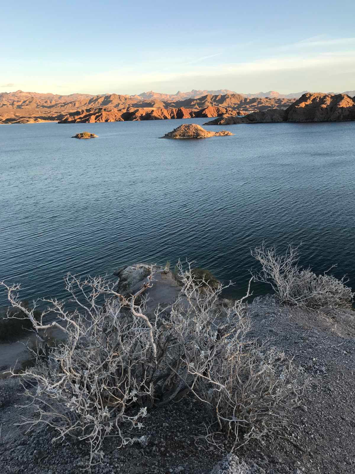View of Lake Mohave from Telephone cove (2017)