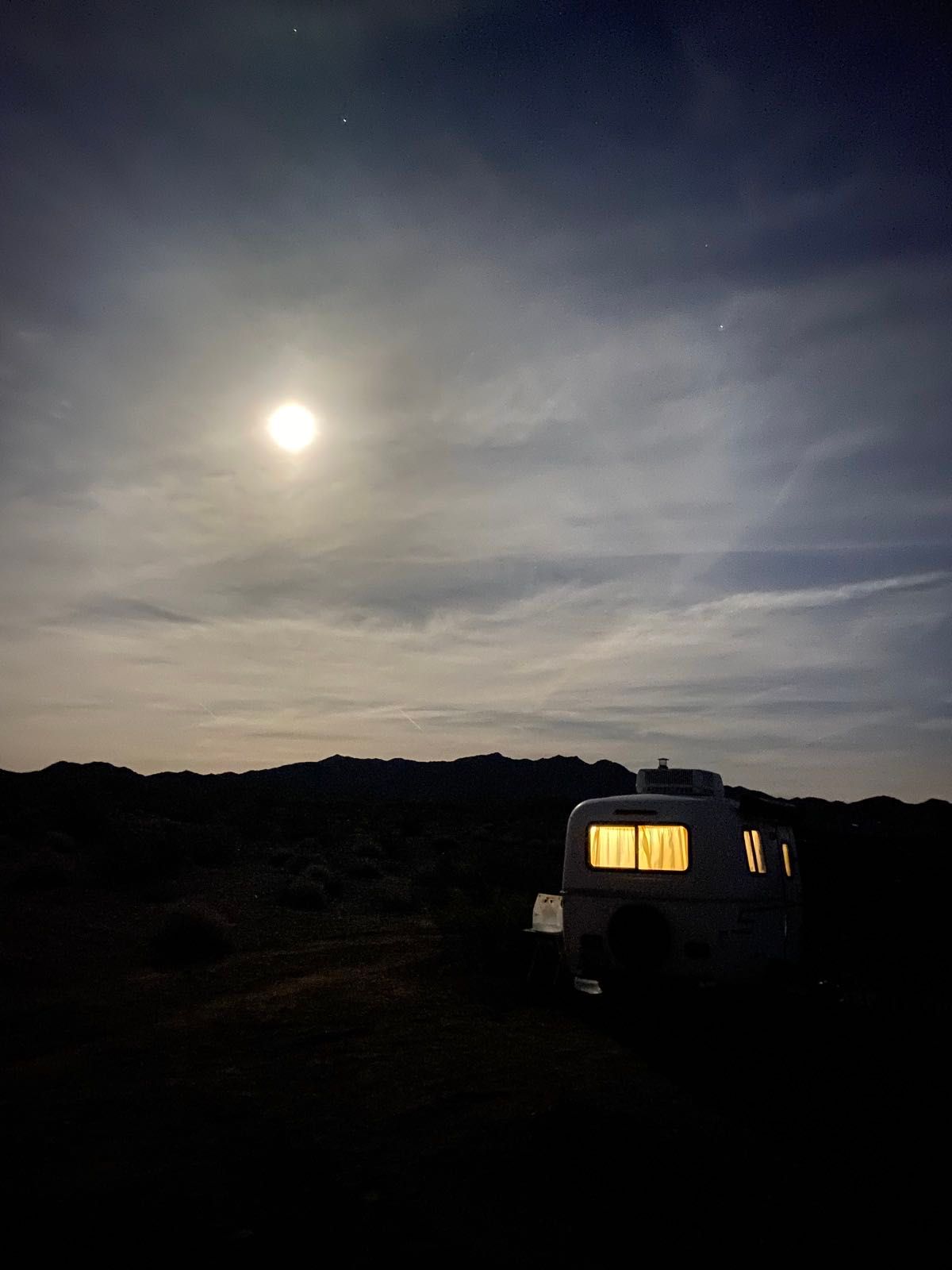 Nighty night in the desert