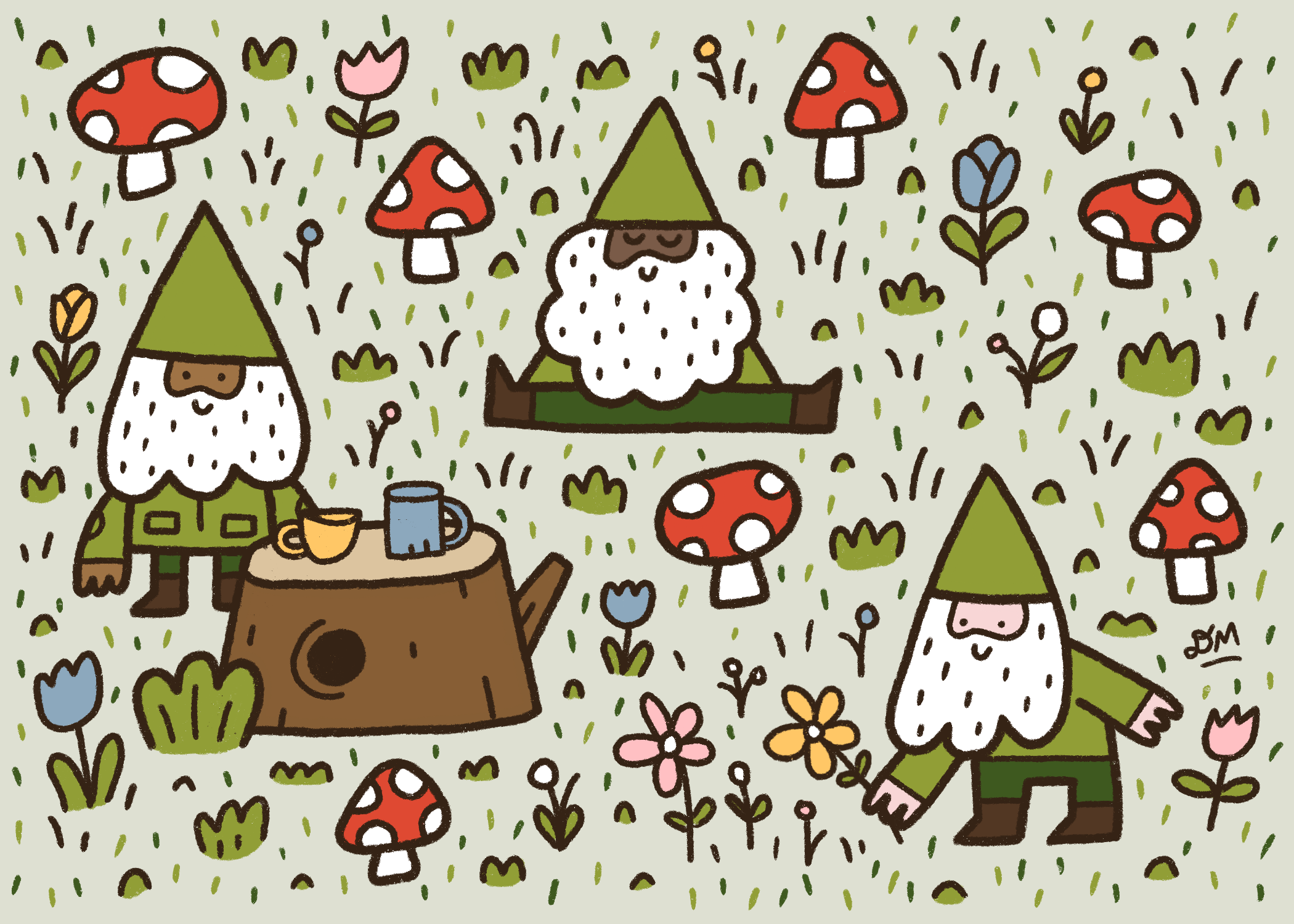 Gnomes in the Woods