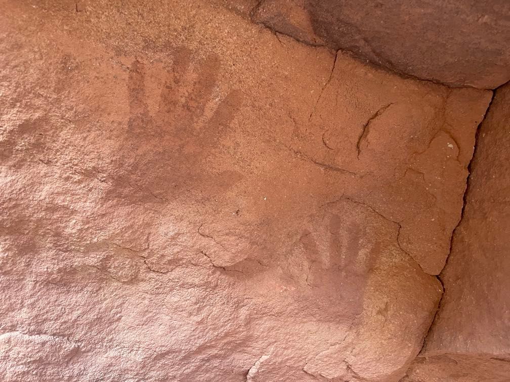 Paiute handprints