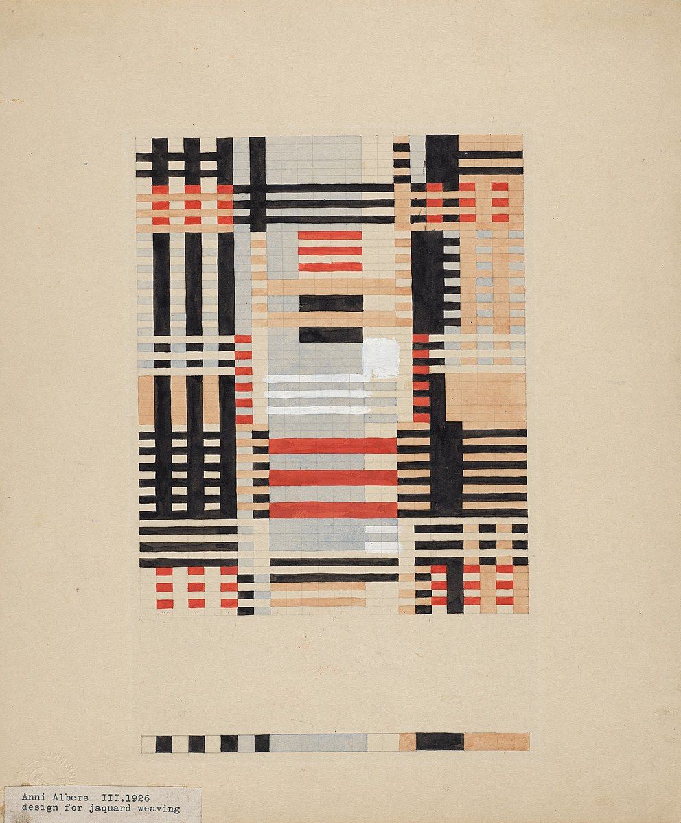 Anni Albers, Design for a Jacquard Weaving, Harvard Art Museums