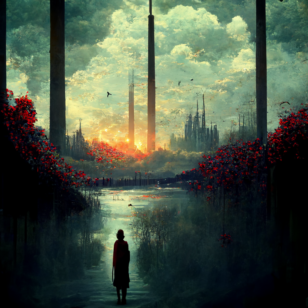 MidJourney Generated Image Prompt - From the death of each day’s hope another hope sprung up to live tomorrow - alt