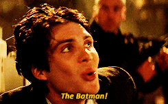 Cillian Murphy as “The Scarecrow” Batman villain says “The Batman!”