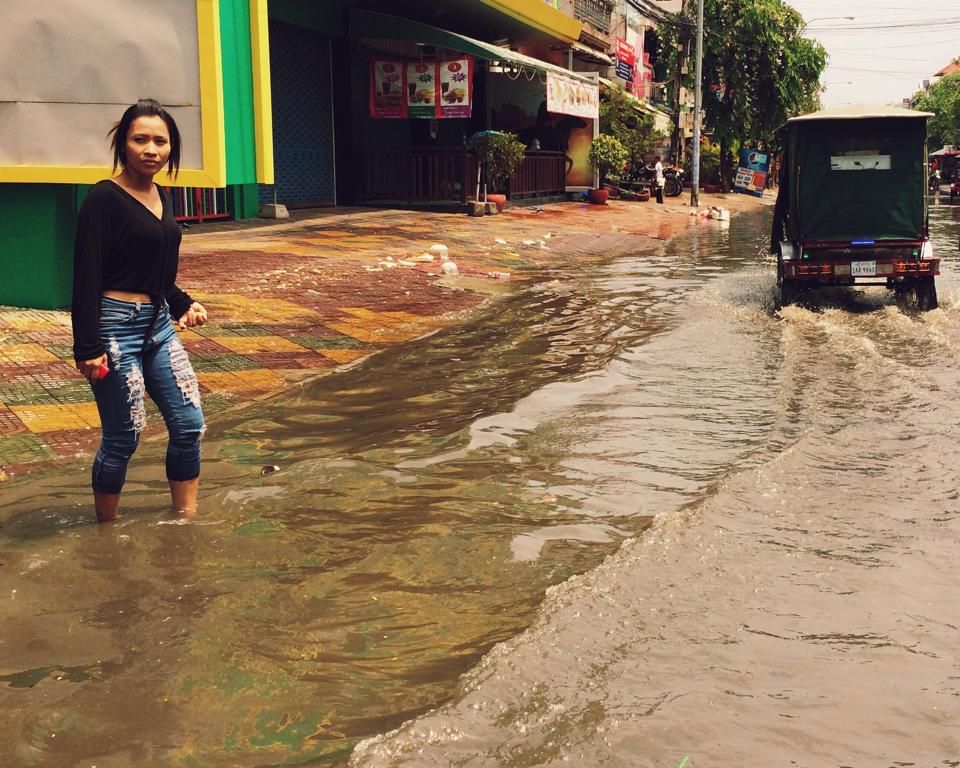 Rains in Phnom Penh