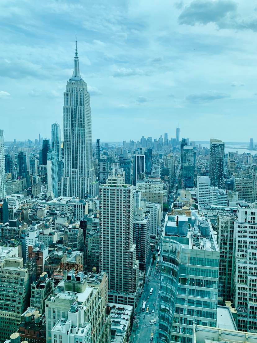 View of the Empire State Building from the Salesforce Tower
