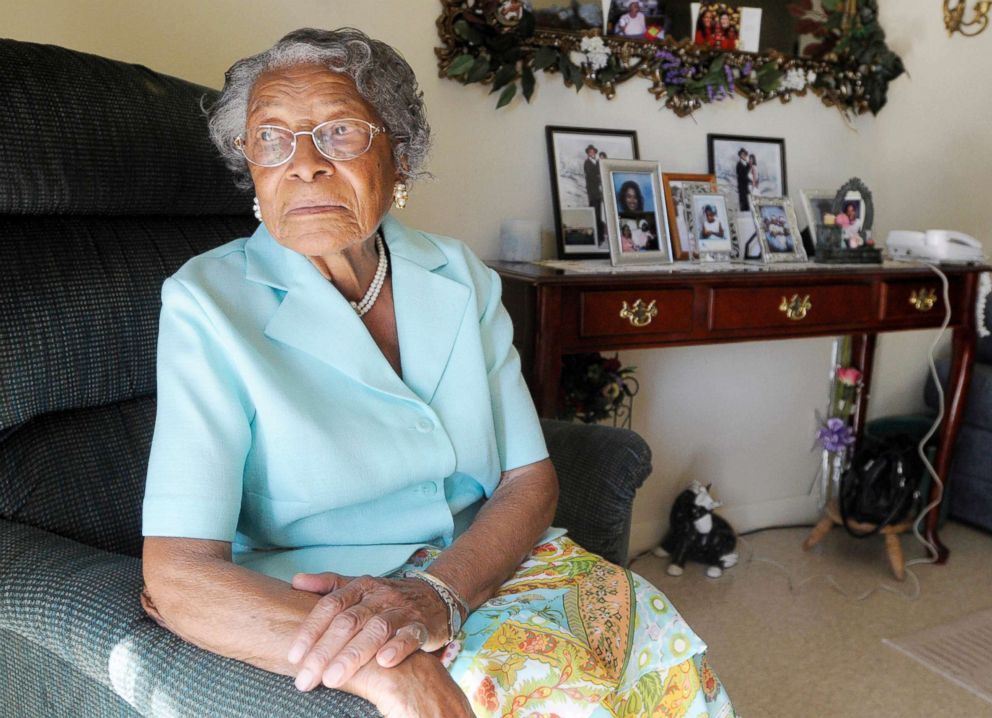 Recy Taylor poses for a photo in her home in Winter Haven, Fla., Oct. 7, 2010. Phelan M. Ebenhack/AP FILE