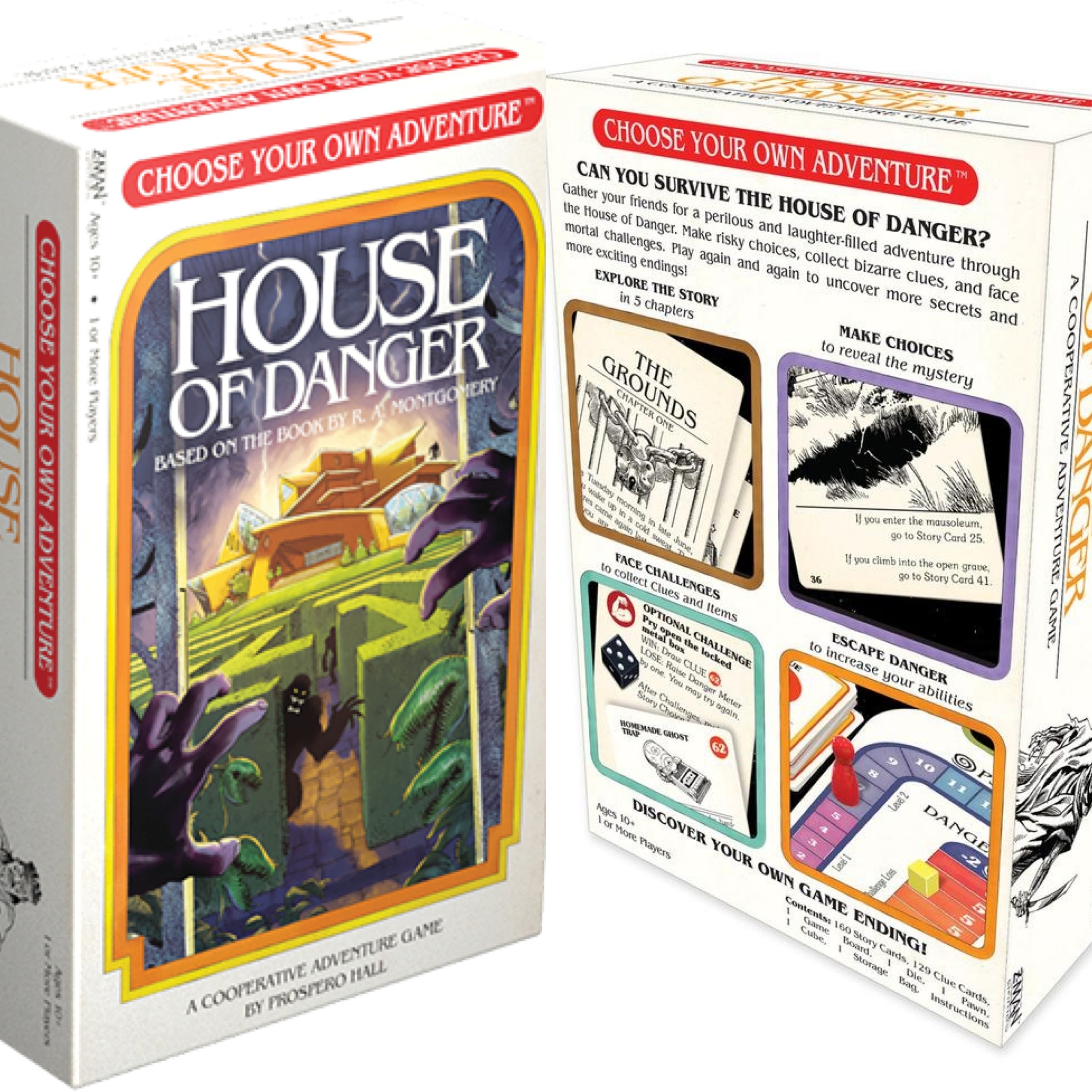 Adventure - House of Danger (box front e back)