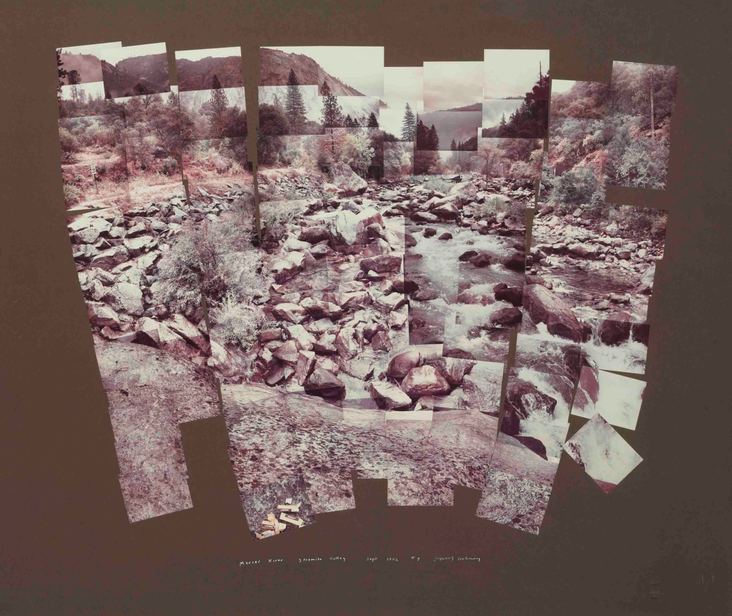 David Hockney - Merced River, Yosemite Valley (1982)