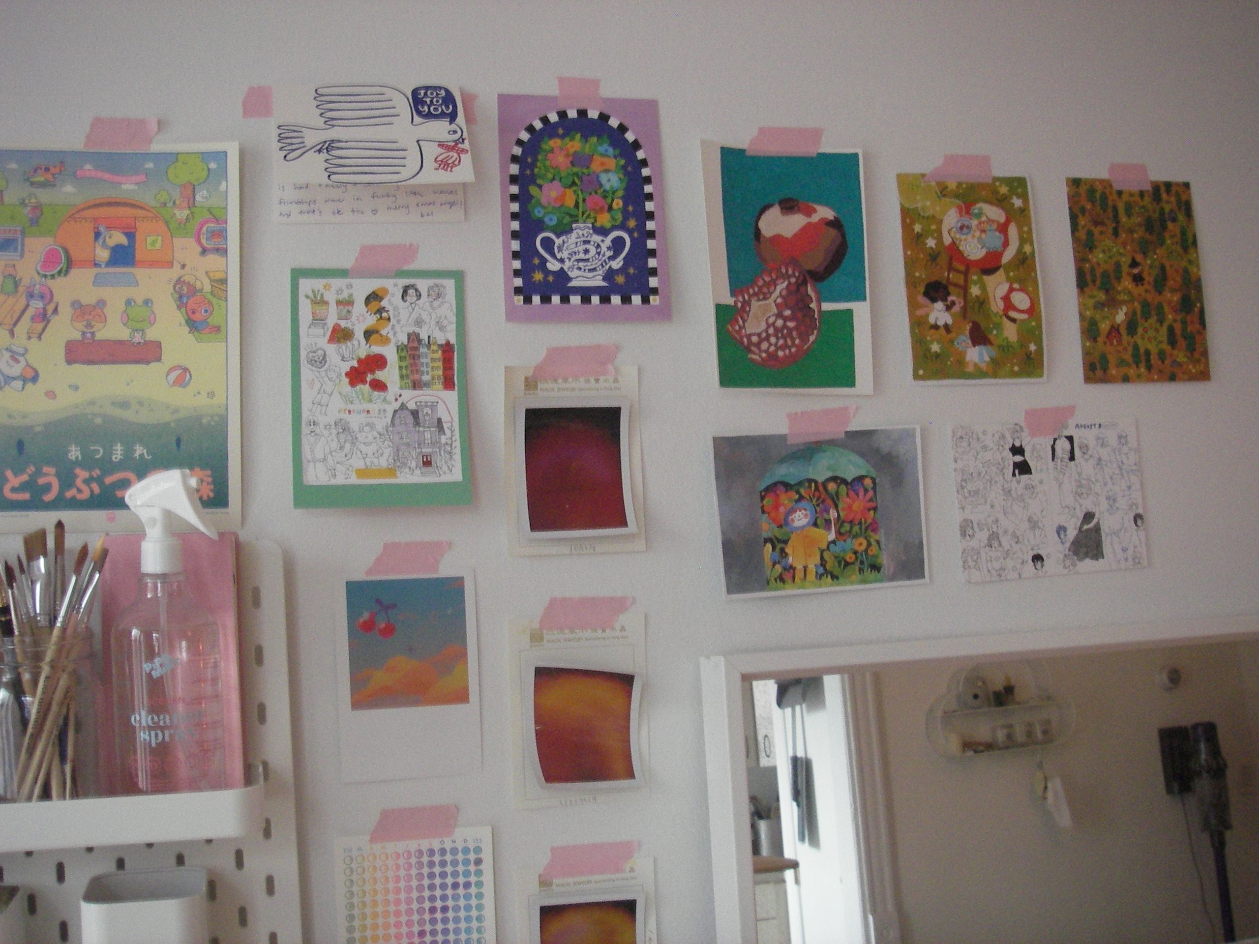 my wall of fun stuff