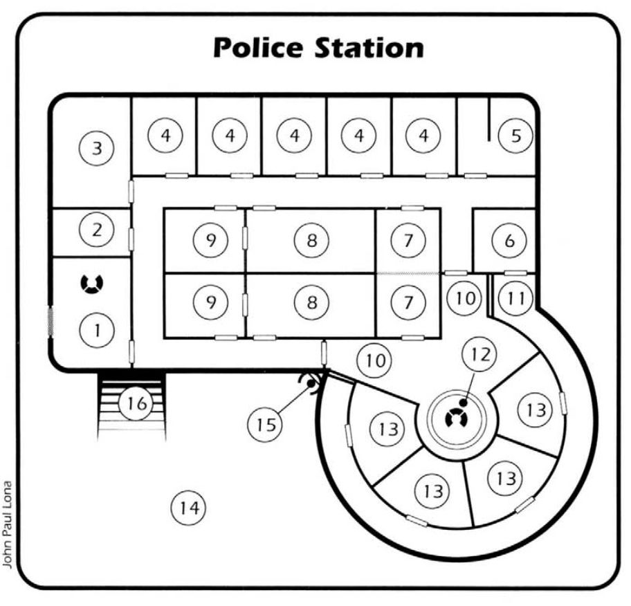 Map of Mos Eisley Police Station