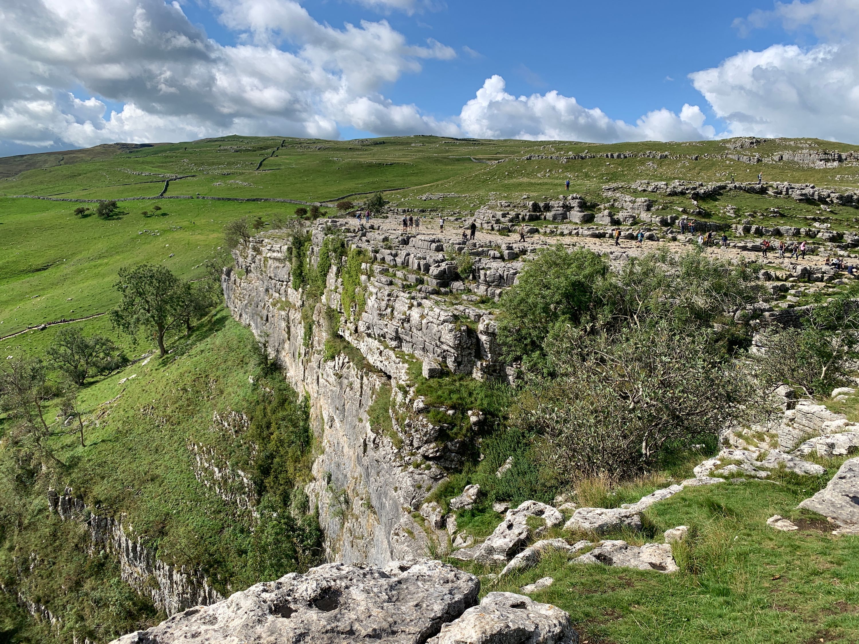 Other side of Malham Cove from the top