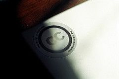 Creative Commons Sticker on My MacBook Pro