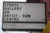 Struts Gallery sign