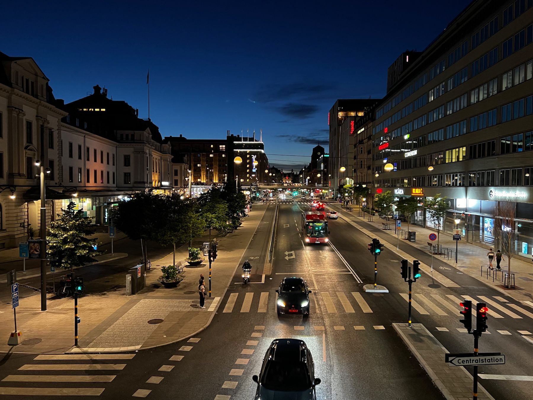 Central Stockholm at Night