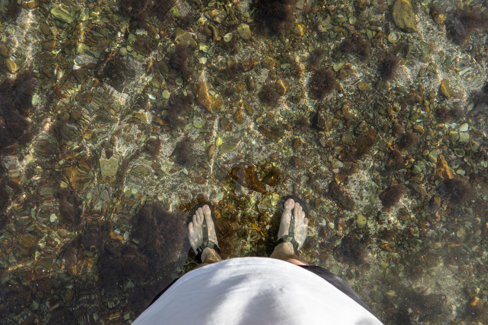 Clear, clear water