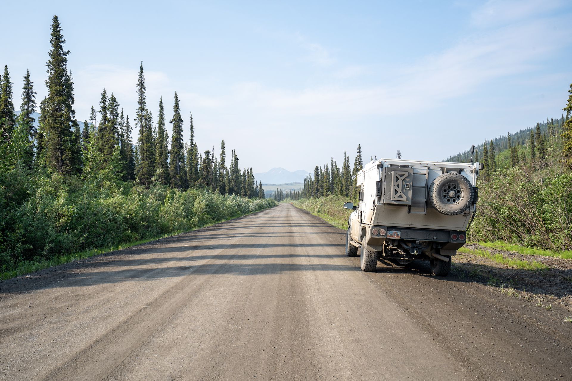 On the Dempster highway, toward the Tombstone Territorial Park