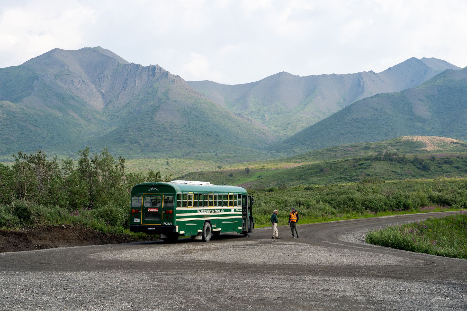 The green bus a.k.a the hiker bus