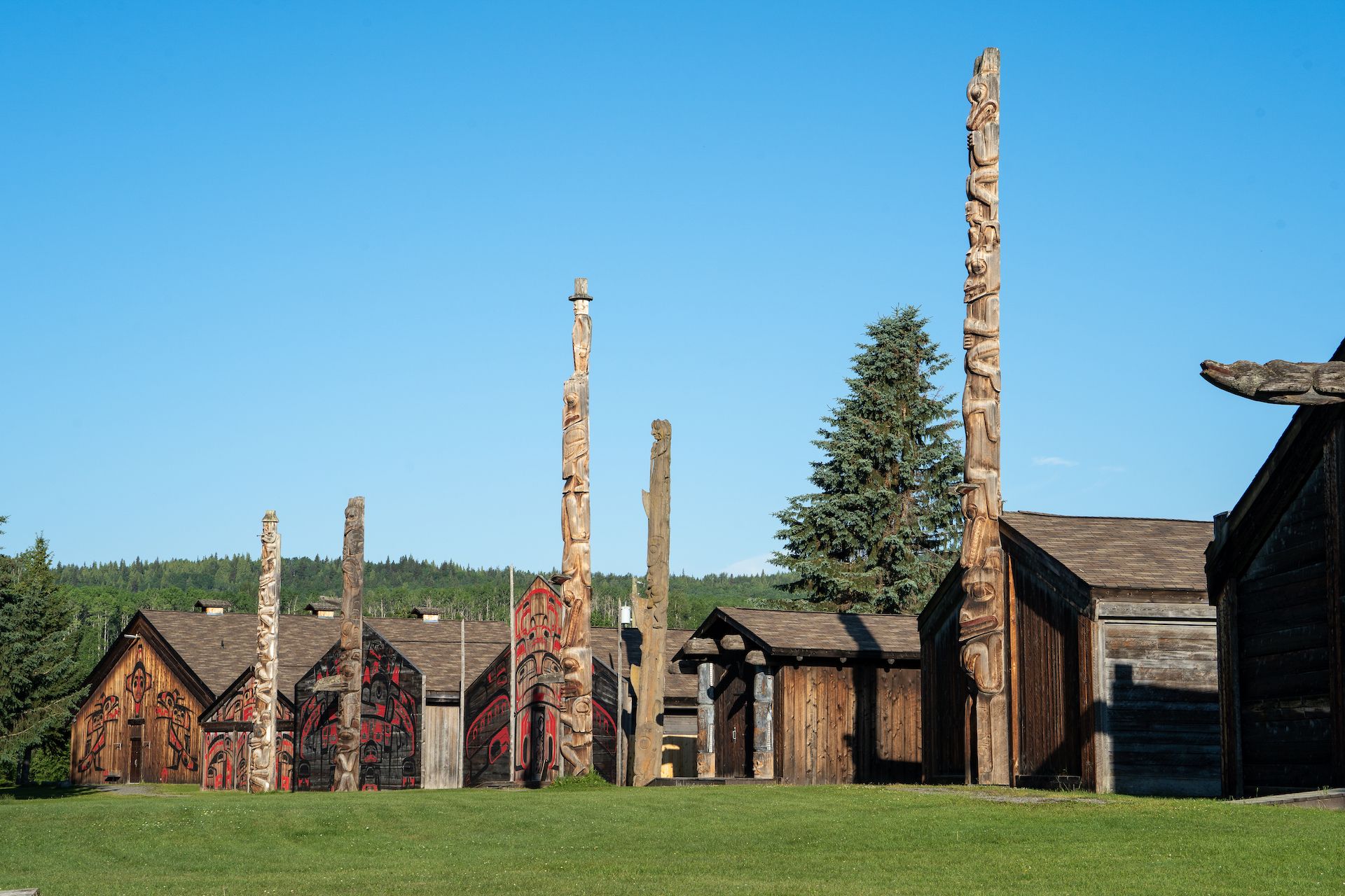 Totem poles are everywhere in the First Nation communities of Northwestern British Colombia