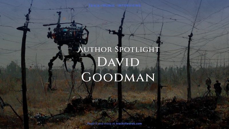 Author Interview image, AI-generated visual of a robot