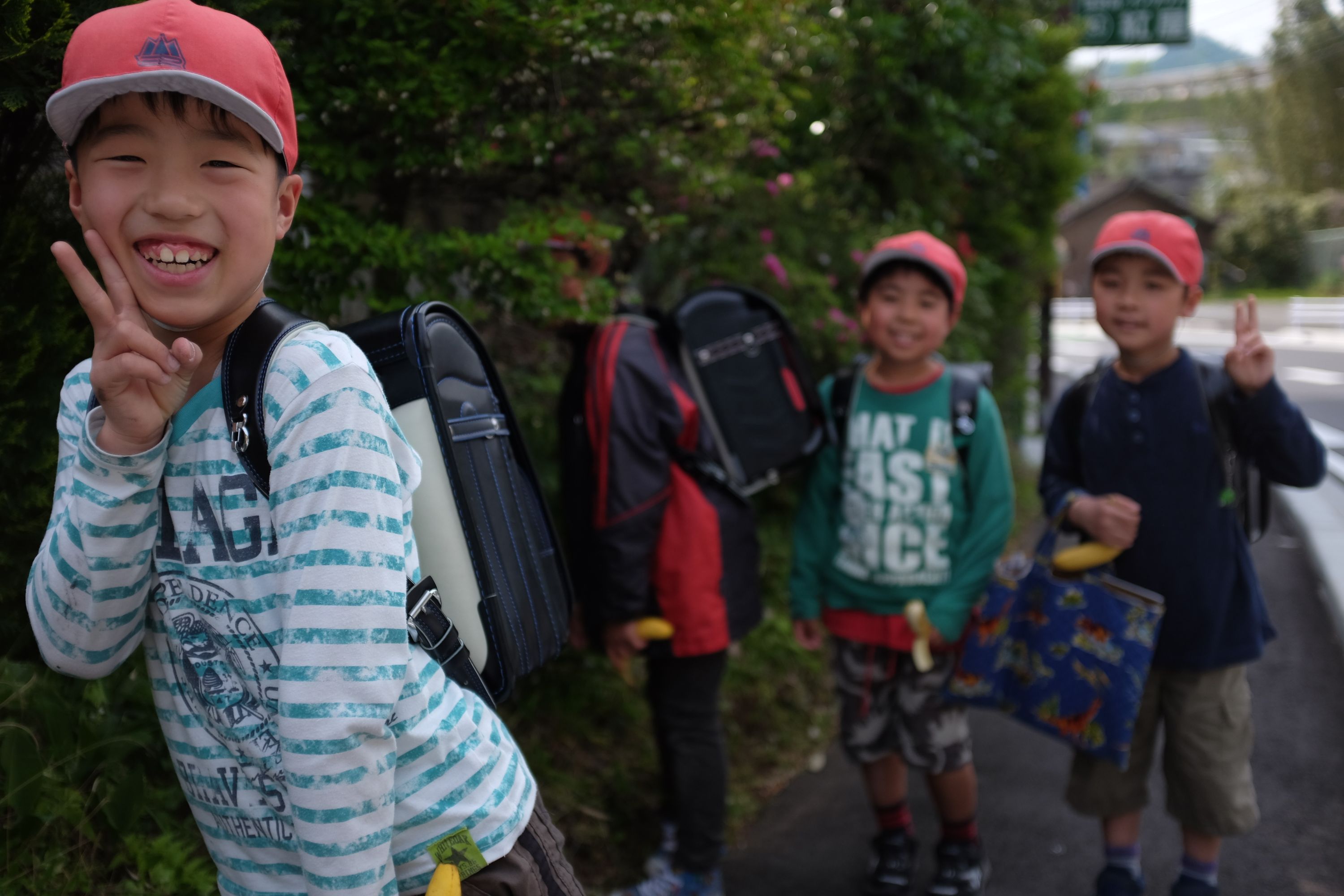 Schoolchildren in Takachiho, Miyazaki. Photo: Peter Orosz